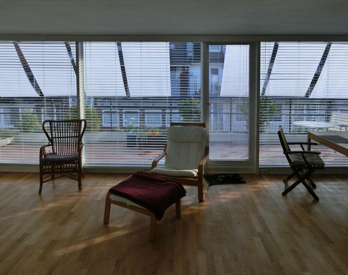 Modernes, sonniges Appartement im Herzen von Düsseldorf Exterior foto